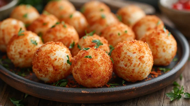 Puerto Rican Chef presenting a Classic Cheese Ball